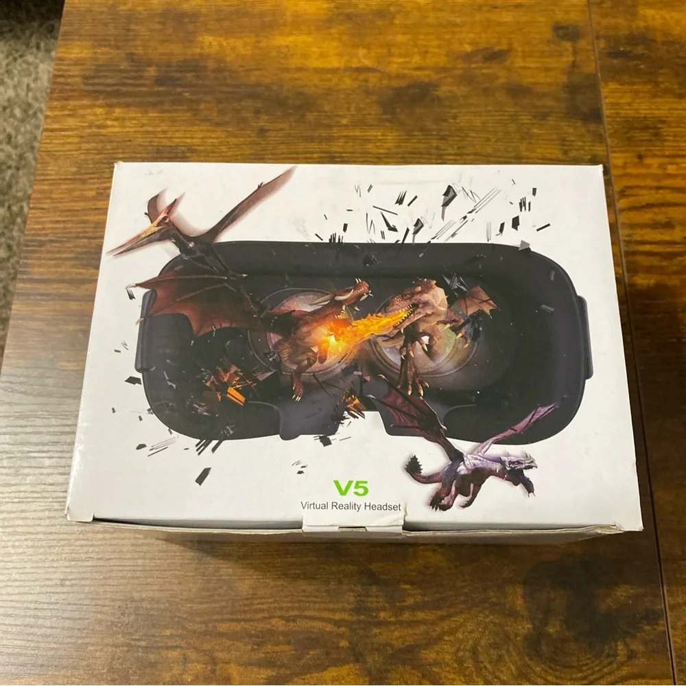 DESTEK V5 VR Headset for Phone with Controller, 110° FOV HD